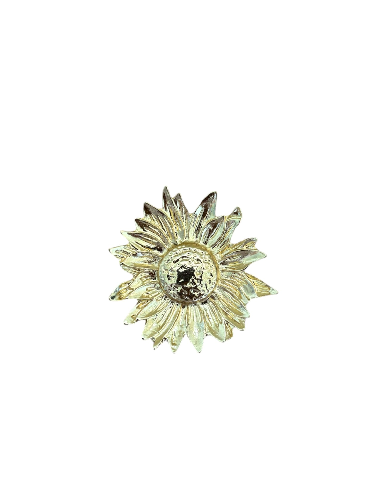 BROCHE GIRASOL DORADO