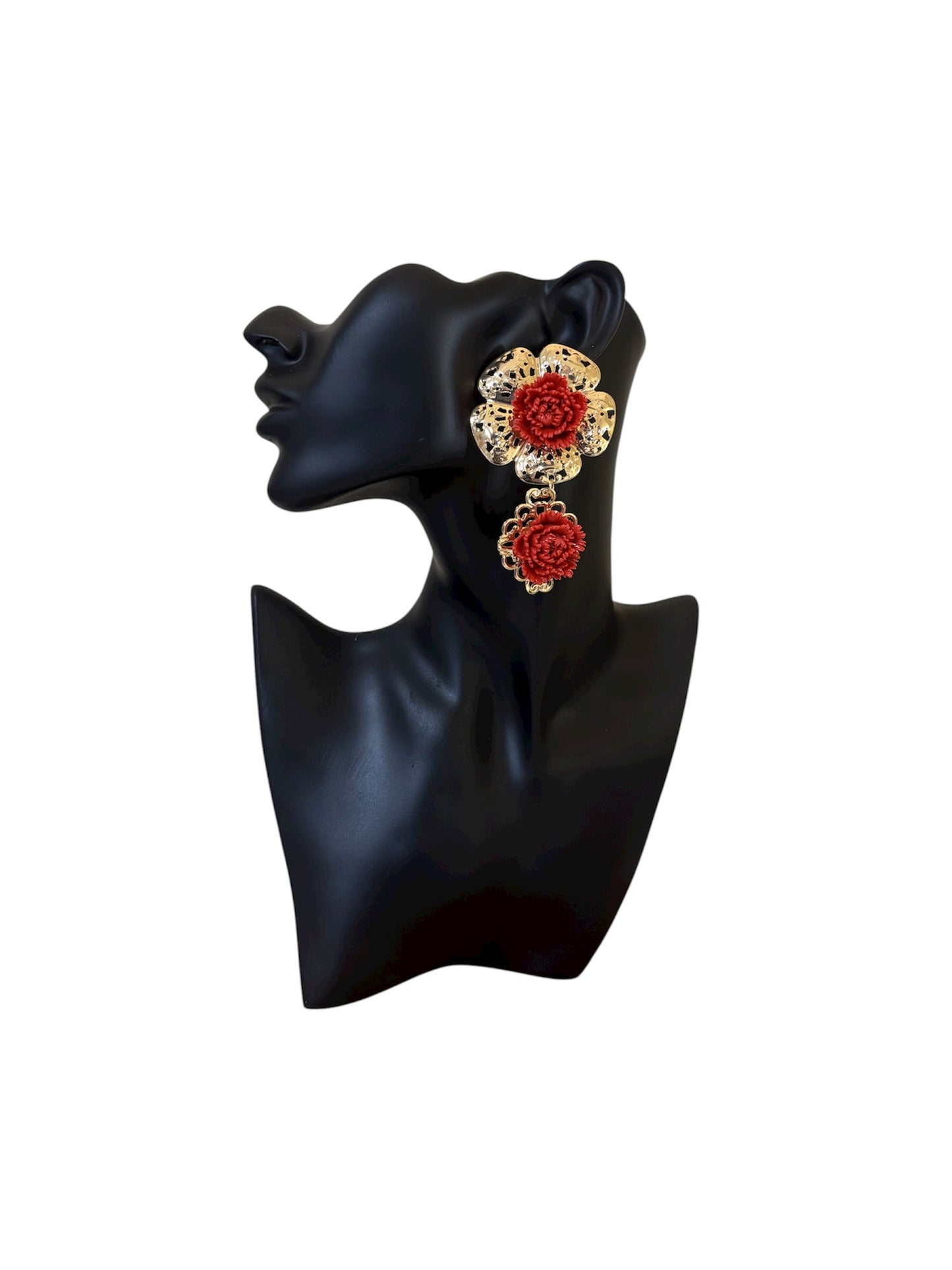 PENDIENTE LUMBRE CORAL