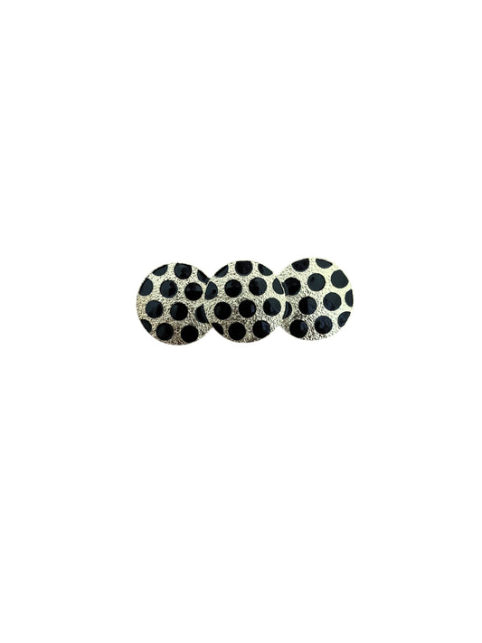 BROCHE TRÍO DE LUNARES NEGRO