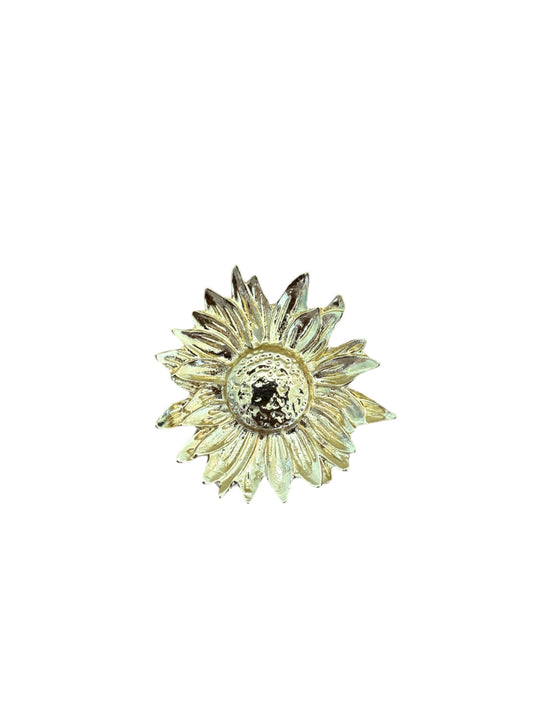 BROCHE GIRASOL DORADO