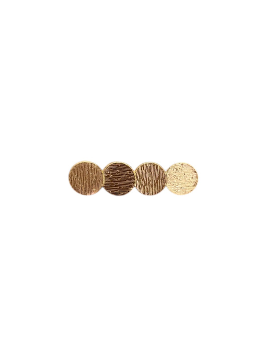 BROCHE CÍRCULOS DORADOS